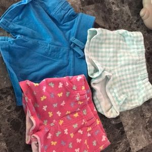 12 month girl summer short lot.